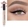 Daeuwiutr Cream Eyeshadow Stick,Nude Pink Smooth Shimmer PencilHypoallergenic Waterproof Long Lasting Glitter Eye Shadow Pen Highlighter Stick Multi-Dimensional Eyes Look (Cream shimmer 02#) view 1
