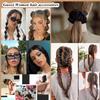 GUOXI Hair Scrunchies For Women,Brown Accessories Set,Seamless Nylon Soft Elastic Ties,Ropes Ponytail Holder Bands Thick and Curly805PCS view 2