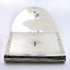 Antique Mirror Purse Powder Compact Vintage 70 Year Old .925 Sterling Silver view 3