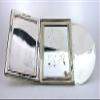 Antique Mirror Purse Powder Compact Vintage 70 Year Old .925 Sterling Silver view 4