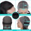13x4 Body Wave Lace Front Wigs Human Hair Pre Plucked HD Transparent Lace Frontal Wig with Baby Hair 180% Density 9A Glueless Brazilian Human Hair Lace Front Wigs for Black Women Natural Black 28 Inch view 4