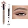 Daeuwiutr Cream Eyeshadow Stick and Wings Eyeliner Stamp Set Mothers Day Gift, Nude Pink Eye Shadow Pencil Shimmer Smoothing Eyeshadow Pen and Liner,Highlighter Stick, Multi-Dimensional Eye Makeup view 1