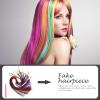 1 Set Hair Extension Wire Delicate Hairpiece Hair Extension Clip Hair Accessory Hairpiece Colorful Hair Extensions Eye-catching Wigs & Accessories view 4