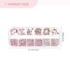 FRCOLOR Flatback Crushed Diamond Nail Art Decorations Iridescent Special-Shaped Gems for Manicure Easy Application Lightweight Travel-Friendly for Nail Art and Professionals view 2
