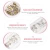 FRCOLOR Nail Art Decorations Iridescent Special Shape Nail Diamonds for Manicure Crafts Projects Sparkling Rhinestone Ornaments and Creative Decor view 4