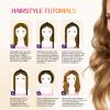 Heatless Extra Long 61" Velour Curling Ribbon Kit for Women - No Heat Cotton Overnight Curls Headband Soft Curling Rod You Can Sleep In (Black) view 4