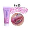 Glitter Gel Multifunctional Eye Glitter Nail Hair Body Face Glitter Gel Art Flash Loose Sequins Cream Festival Glitter Decoration (#01) view 4