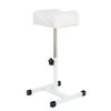 QUEESALN Pedicure Stand Footrest Stand Adjustable Height Technician SPA Beauty Stand Stool with Non-Slip SPA Salon Home Equipment White view 1