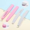 35 Count 100/180 Grit Nail Files and Buffers Set, Double Sided Emery Boards Washable Buffing Blocks for Natural Nails and Acrylic Nails view 2