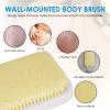 ReignSword Wall Mounted Back Scrubber for Shower, Exfoliating Bath Wash Pad, Hands-Free Back Body Brush Scrubber for Men Women view 4