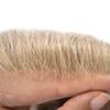 Healthlif Breathable Toupee For Men Real Human Hair System Undetectable Lace Mens Hairpiece Natural Hairline Men Toupee 8x10#2020#20 Light Ash Blonde+20% Grey 120% Density view 3