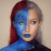 Mysense Royal Blue Face Body Paint Stick, Eye Black for Baseball Softball Football Lacrosse, Lipstick Facepaint for Halloween SFX Avatar Smurf Mystique Makeup view 4