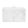 Cabilock Box cosmetic cotton storage box cotton pad container makeup applicator organizer floss holder flosser dispenser pads holder Compartments Case patch view 1