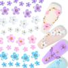3D Flower Nail Charms, 2 Boxes 3D Acrylic Flower Nail Art Rhinestones White Pink Mixed Cherry Blossom Spring Acrylic Nail Supplies with Pearls Manicure DIY Nail Decorations view 3