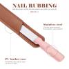 FOMIYES Professional Manicure File Metal Nail File Double-Sided Nail Buffer Strip view 3