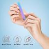FOMIYES Manicure Tool Set Fingernail File Metal Nail File Strip Compact Beauty Salon Nail view 3