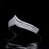 Sxdthy Rhinestone Queen Crown, Crystal Diamond Tiara, Round Queen King Tiara Crown Pageant Headpieces, Rhinestone Tiaras Crown (Color : Silver, Size : 20 * 4cm) view 4