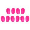10pcs Silicone Hair Dye Ear Covers, Reusable Waterproof Ear Caps Ear Cover Protector for Hairdressing Dye, Hair Salon Coloring, Flat Iron, Heat Styling, Home Shower view 1