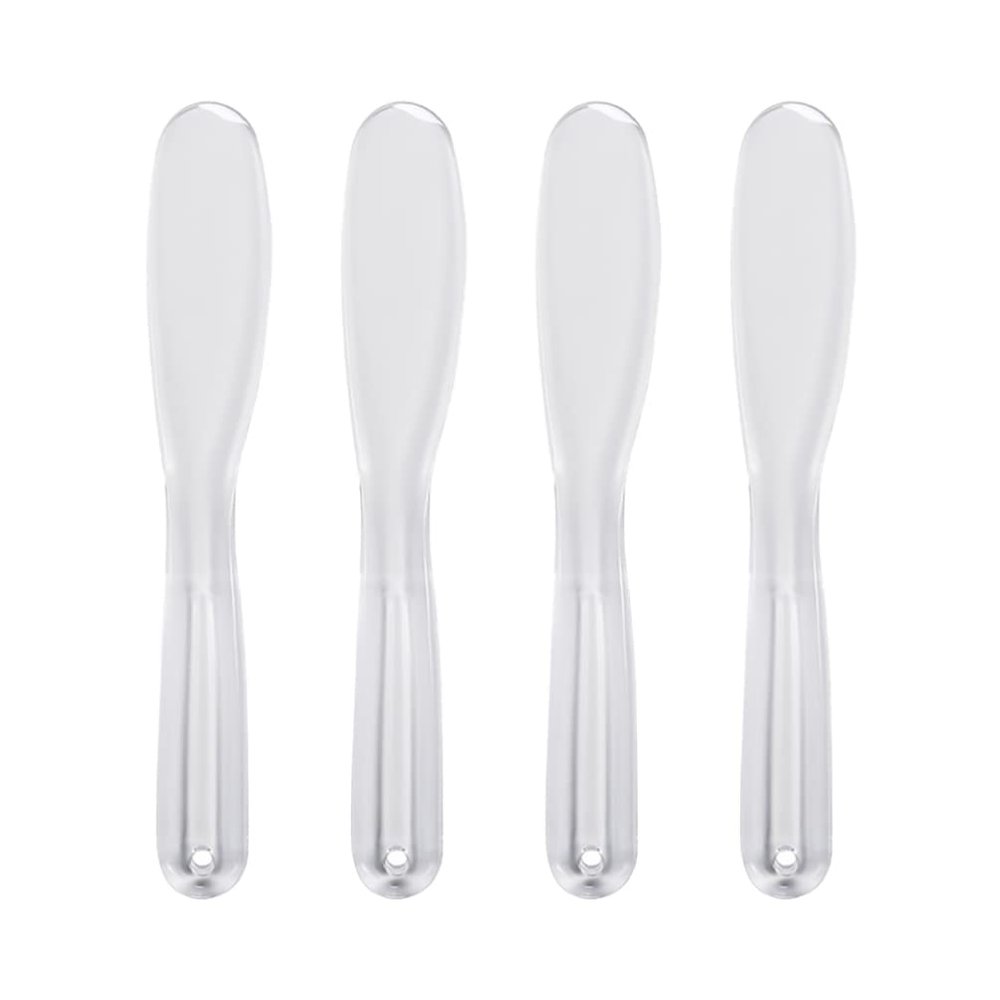 FOMIYES 4pcs Facial Mask Mixing Spatulas Makeup Tools for Even Application of Skincare Products Ergonomic Design for Home Use and Beauty Treatments