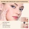 Concealer Foundation, Waterproof Concealer Lasting Liquid Foundation, Tender the Skin Gilding and Concealer Liquid Foundation, Concealer Foundation Tender the Skin (Ivory-1PCS) view 3