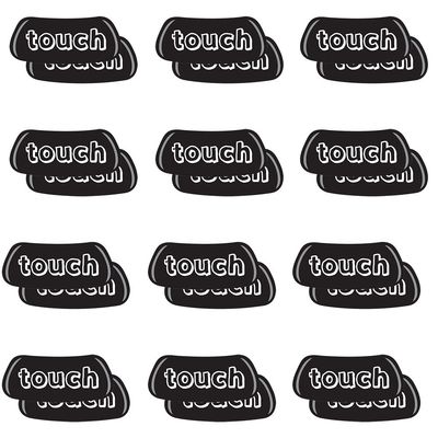 Anderson's Touchdown EyeBlacks, 12 Pairs per Package, School Spirit, Spirit Gear, Sports Fan Gear, Football Cheerleader Accessories, Homecoming