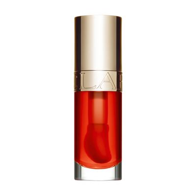 Clarins Lip Comfort Oil | Soothes, Comforts, Hydrates and Protects Lips | Sheer, High Shine Finish | Visibly Plumps | 93% Natural Ingredients | Organic Sweetbriar Rose Oil, Rich in Omega-6 and Omega-3