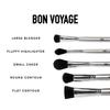 AOA Studio 10-Piece Silver Brush Set Professional Set - Foundation, Blending, Blush, Powder Kabuki Brushes 10PCS (Silver Set) view 4