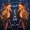30Inch Highlight Transparent HD Lace Front Wigs Human Hair Brown Honey Blonde Ombre Color 4/27 Body Wave 13x4 Lace Frontal Wigs For Black Women Pre Plucked (18 Inch, #4/27 Brown and Honey Blonde) view 3