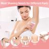 YHC Electric Razor for Women  Cordless Rechargeable Shaver for Legs, Underarms, and Bikini with Hypoallergenic Foil view 2