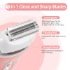 YHC Electric Razor for Women  Cordless Rechargeable Shaver for Legs, Underarms, and Bikini with Hypoallergenic Foil view 3