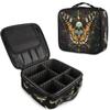 MNSRUU Women Makeup Bag Mysterious Skull Horoscope Death Moth Butterfly Makeup Bag Organizer Travel Cosmetic Bag for Teenage Girl Clear Make Up Bags with Zipper view 1