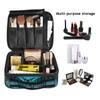 MNSRUU Women Makeup Bag Blue Skull Moth Butterfly Makeup Bag Organizer Travel Cosmetic Bag for Teenage Girl Clear Make Up Bags with Zipper view 3