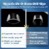 504PCS XXL No C Curve Square Nail Tips for Acrylic Nails Professional - Clear Tapered Square Straight Tips Half Cover Long Fake Nails - Ballerina Coffin French for Salon and DIY Art view 4