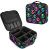 MNSRUU Women Makeup Bag Rainbow Style Skull Makeup Bag Organizer Travel Cosmetic Bag for Teenage Girl Clear Make Up Bags with Zipper view 1