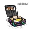 MNSRUU Women Makeup Bag Rainbow Style Skull Makeup Bag Organizer Travel Cosmetic Bag for Teenage Girl Clear Make Up Bags with Zipper view 2