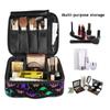 MNSRUU Women Makeup Bag Rainbow Style Skull Makeup Bag Organizer Travel Cosmetic Bag for Teenage Girl Clear Make Up Bags with Zipper view 3