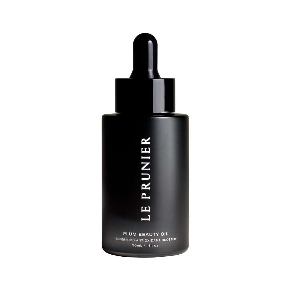Le Prunier Plum Beauty Oil  Superfood Antioxidant Facial Oil | Vegan, Non-Comedogenic, Multi-Use Moisturizing Oil for Face, Hair & Body | Hydrating, Clean, Cruelty-Free Skincare | 1 fl oz