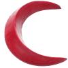 Beaupretty Moon Hairpin Hair Ornament Ladies Kimono Pen Girl Hair Chopstick Women Headdress French Pin Wedding Hair Clips Hair Pin Hair Bridal Vintage Hair Comb Bride Wood Red view 1