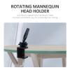 Healeved Rotating Mannequin Head Stand Nail Hand Holder Support for Nail Art Practice and Hair Styling for Beginners and Professionals view 3