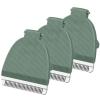 3 PACK Trimmer Blades for Meridian Hair Trimmer, Hygienic Ceramic Replacement Blades Compatible with Meridian Body Trimmer (Onyx & Sage), Green view 1
