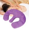 Agatige Almohada para Camilla, Soft Chest Pillow Pad Breast Support Cushion Professional Massage Equipment for Beauty Salon, Spa Massage Relaxing(Purple) view 2