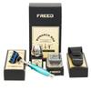 FREED Fantasy 4-Piece 5-Blade Razor Shaving Set Men's Safety Razor Grooming Gift Set with Alloy material handle Shaving for Gentleman,Best Father's Day Gift from Taiwan (Green Lake) view 1