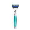FREED Fantasy 4-Piece 5-Blade Razor Shaving Set Men's Safety Razor Grooming Gift Set with Alloy material handle Shaving for Gentleman,Best Father's Day Gift from Taiwan (Green Lake) view 4