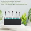 ZJchao Silicone Make Up Brush Holder, Brush Drying Rack Makeup Brushes Holder Organizer Brushes Drying Storage Stand Cosmetic Tools Container Brushes Storage Stand Practical Tools view 3