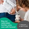 Bubbsi Creamy Coconut Oil Hair Conditioner for Kids, Baby | Light Natural Scent | Won't irritate eyes | Organic Coconut Oil + Shea | Sulfate-free | Curly or Dry Hair (Refillable Bottle, 8oz) view 4