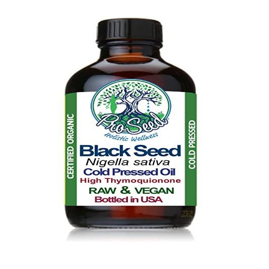 ProSeed Handmade Organic Raw Black Seed Oil  Virgin, Unfiltered & Cold-Pressed Nigella Sativa Oil  Freshly Bottled for Skin, Hair & General Care  240ml (8oz)