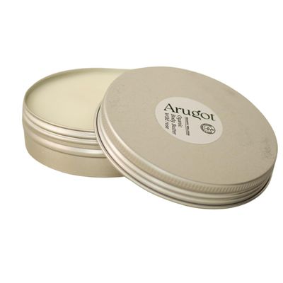 Arugot Organic Wild Rose Natural Nourishing Body Butter, Made in Israel | Moisturizing Cream with Shea Butter for Happy Skin - Paraben Free & Vegan Friendly, 120ml
