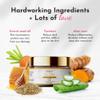 Complete Renewal - Turmeric + Carrot Seed Oil Whipped Body Butter, Brightening Skin Care, Turmeric Cream with Manuka Honey & Shea Body Butter, 8 oz view 4