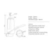 DNYSYSJ Barber Chair Replacement Hydraulic Pump with Base, 4 Screw Pattern Pump Weight Capacity 440 lbs/200kg for Bar Beauty Salon Barber Hairdressing Styling Chairs (5.5inch Adjustable Height) view 4