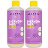 Alaffia Everyday Shea Bubble Bath, Soothing Support for Deep Relaxation and Soft Moisturized Skin, Made with Fair Trade Shea Butter, Cruelty Free, No Parabens, Vegan, Lavender, 2 Pack - 16 Fl Oz Ea view 1